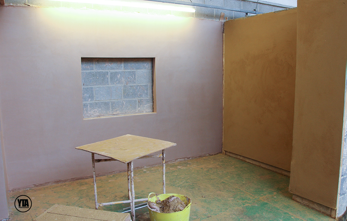 Plastering NVQ level 2 assessment bay right side
