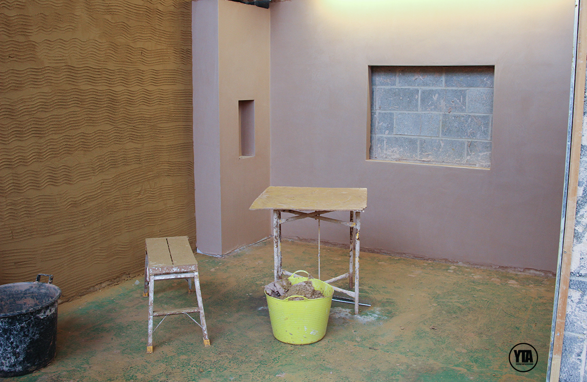 Plastering NVQ level 2 assessment bay left side